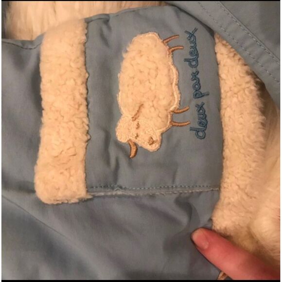 Deux par deux baby snowsuit bunting scarf‎ waterproof 9 mos winter fall - Picture 5 of 12